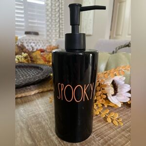 Rae Dunn Black 'Spooky' Soap Dispenser